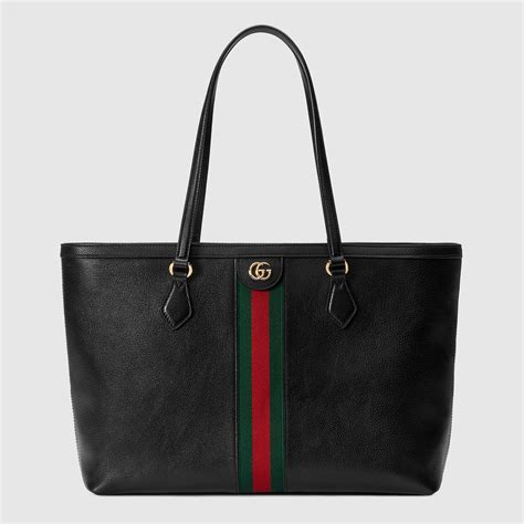 gucci ophidia medium tote black